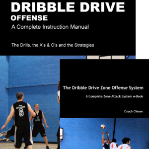 Two Book Dribble Drive Man And Zone Offense Bundle