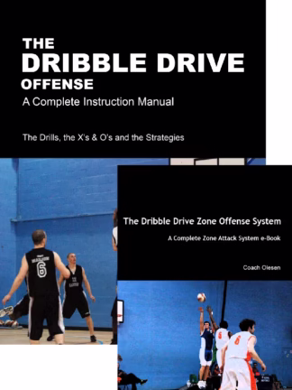 Two Book Dribble Drive Man And Zone Offense Bundle
